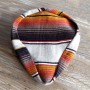 Authentic Mexican Blanket Seat Cover - Orange