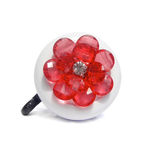Red Flower Bell By CruiserCandy.com