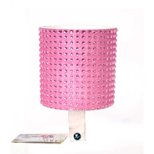 Baby Pink Rhinestone Drink Holder by CruiserCandy.com