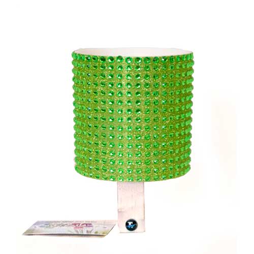 Green Rhinestone Drink Holder by CruiserCandy.com