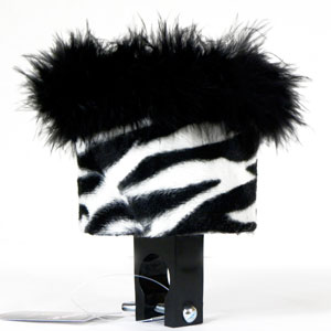 White Zebra Cute Bike Water Bottle Holder