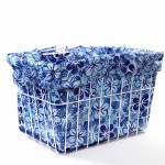 Blue Hawaiian Bike Basket Liner by CruiserCandy.com