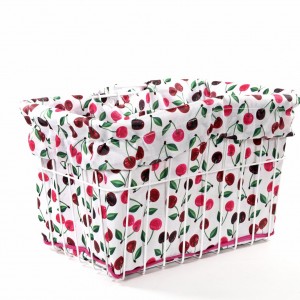 Cherry Pie Bike Basket Liner by CruiserCandy.com