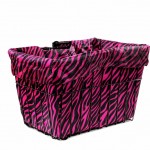 Hot Zebra Bike Basket Liner by CruiserCandy.com