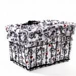 I Love My Bike Bike Basket Liner by CruiserCandy.com