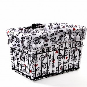 I Love My Bike Bike Basket Liner by CruiserCandy.com I Love My Bike Bike Basket Liner by CruiserCandy.com