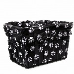 Dog Paw Bike Basket Liner by CruiserCandy.com