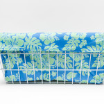 CruiserCandy - Trike Basket Liner - Blue/Green Hibiscus