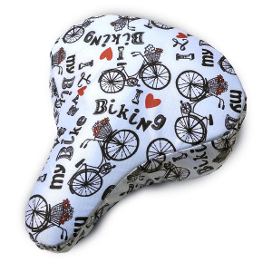 Bicycle Seat Cover I Love My Bike