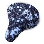 Bicycle Seat Cover Sugar Skulls